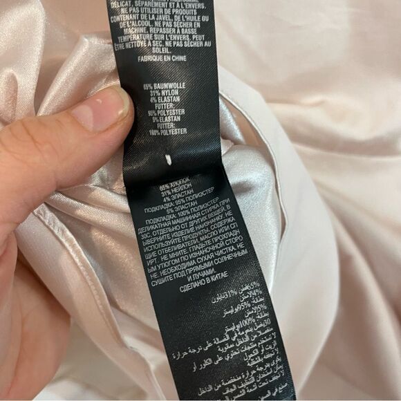 Ted Baker Blue Peplum Sleeveless Top Sz 3 Teds and 8 US - Picture 8 of 12